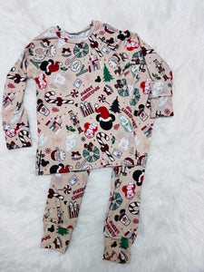 Mickey Christmas Pj Sets