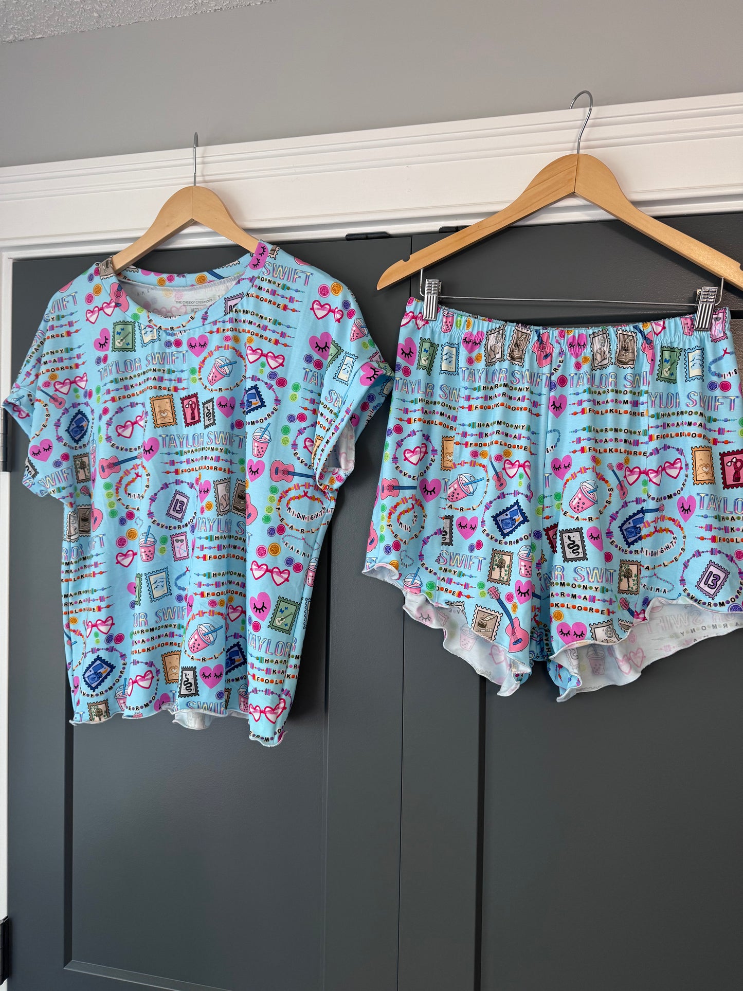 Junior Taylor Swift Blue Pj Sets